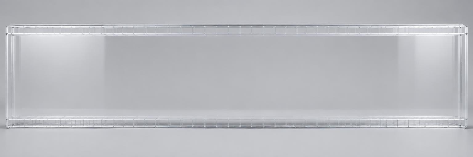 Vitre double polycarbonate, transparente